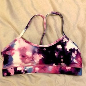 Lululemon Flow Y Bra IV in Blooming Pixie Multi, 6